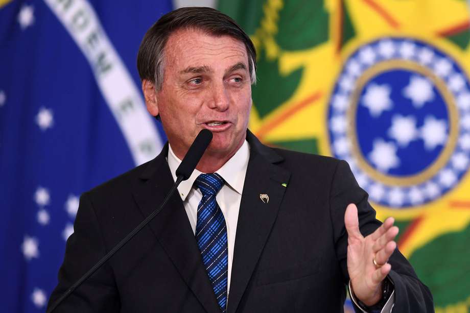 El presidente de Brasil, Jair Bolsonaro, fue hospitalizado este miércoles en Brasil. / AFP 