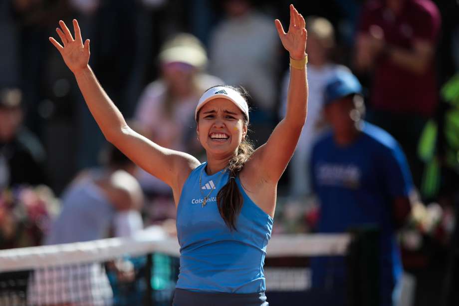 La tenista cucuteña María Camila Osorio busca su segundo título de la Copa Colsanitas, pues fue campeona en 2021.