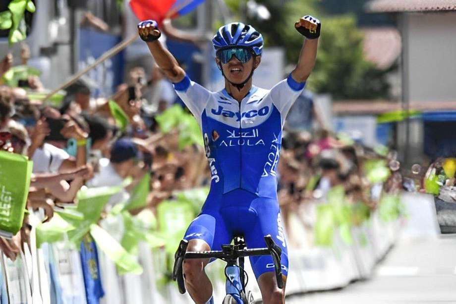 El colombiano Jesús David Peña ganó la etapa reina del Tour de Eslovenia, siendo esta su primera victoria como ciclista profesional.