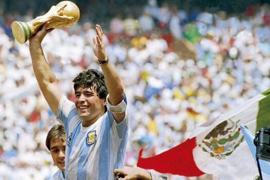 Después de ganar el Mundial de México 1986, el argentino se convirtió en una leyenda del fútbol.