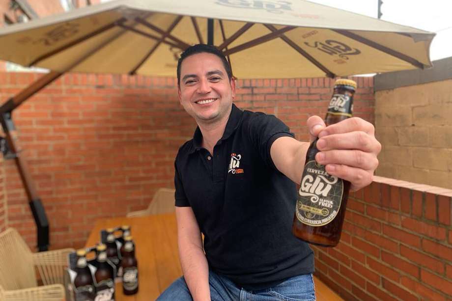 Él es Andrés Sánchez, el emprendedor detrás de "Cerveza GLU, Gluten Free"