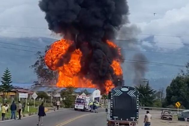 Explosión en fábrica del alcohol en Chipaque (Cundinamarca) deja varios heridos