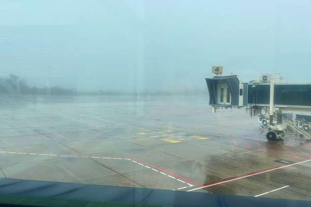 Por neblina y fuertes lluvias cerraron el aeropuerto Palonegro de Bucaramanga