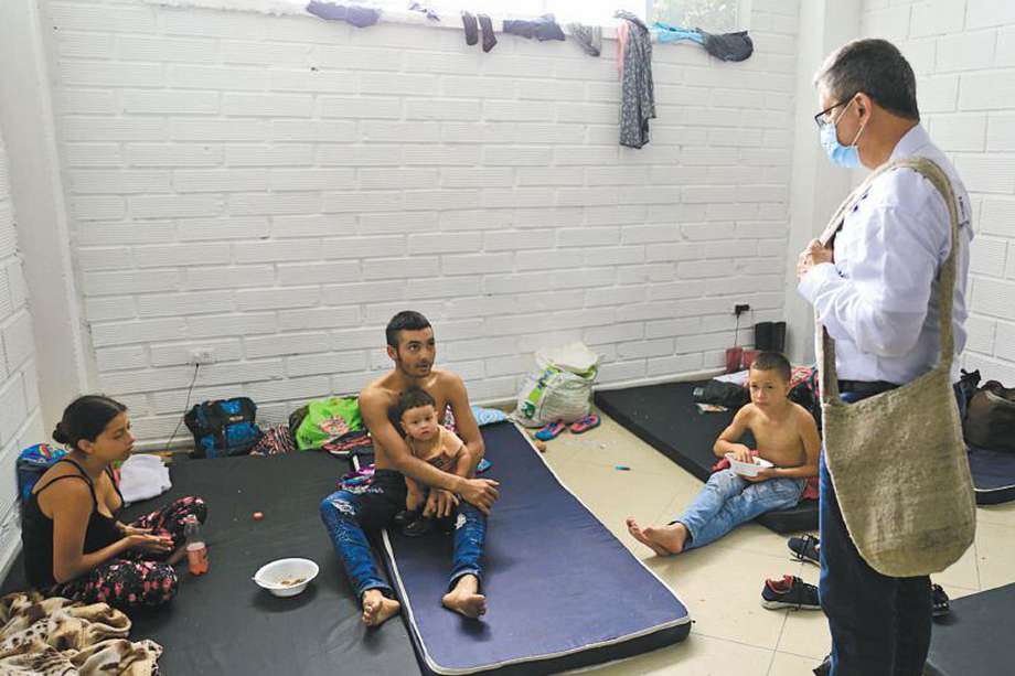 En Ituango los campesinos desplazados de las veredas se han quedado en albergues del casco urbano. 