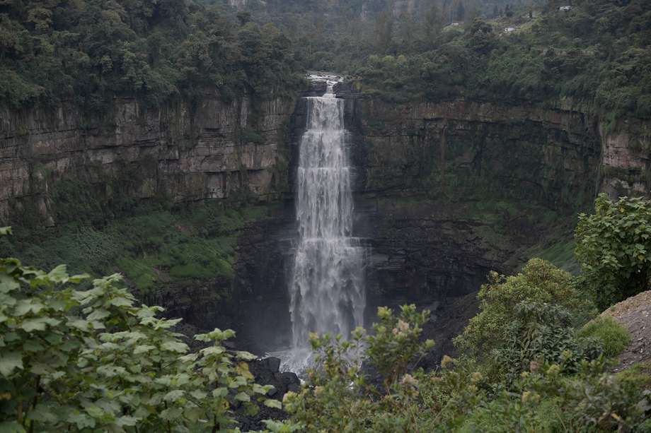Cascada natural ubicada en el municipio de Soacha, Cundinamarca.