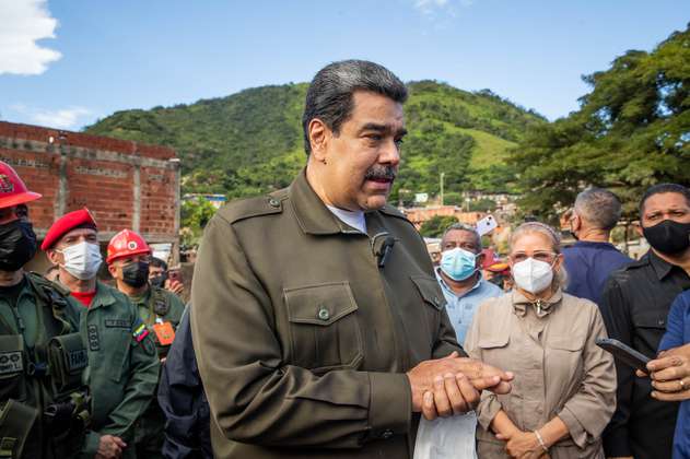 Nicolás Maduro visitó Las Tejerías, lugar de la tragedia causada por un deslave