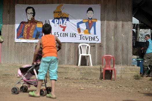 Samuel David González Pushaina, de siete meses, fue asesinado en el caserío Monte Lara, ubicado en Maicao (Guajira)./ Óscar Pérez.