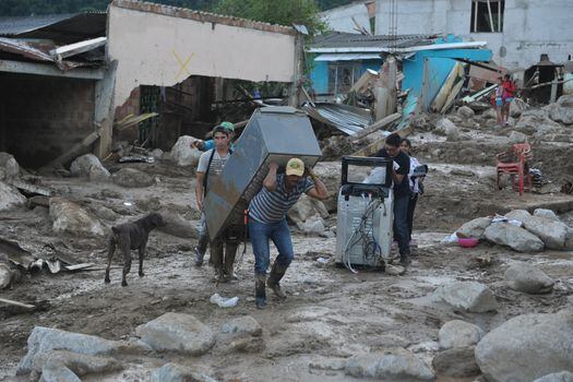 Cerca de 45.000 habitantes de los 70.000 de Mocoa, capital de Putumayo, resultaron afectados por la avalancha.  / Gustavo Torrijos - El Espectador