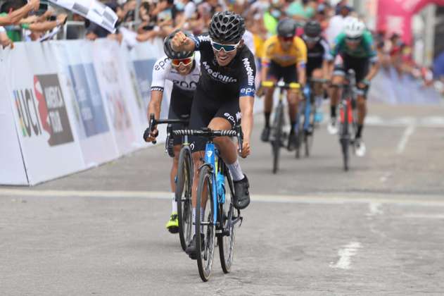 Brayan Sánchez repitió etapa en cronoescalada de la Vuelta a Colombia