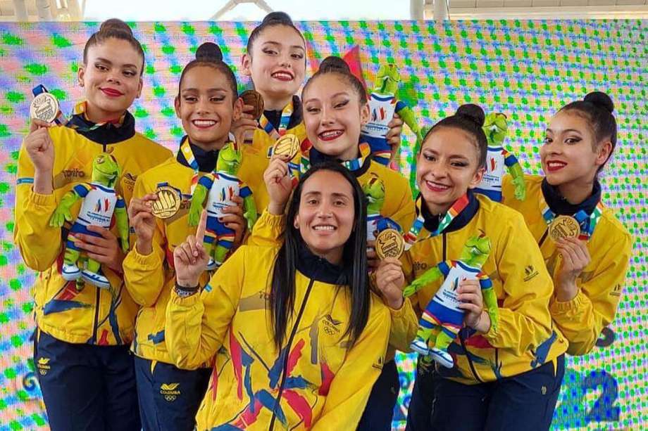 La gimnasia rítmica colombiana conquistó dos oros y una plata en los Juegos Bolivarianos.