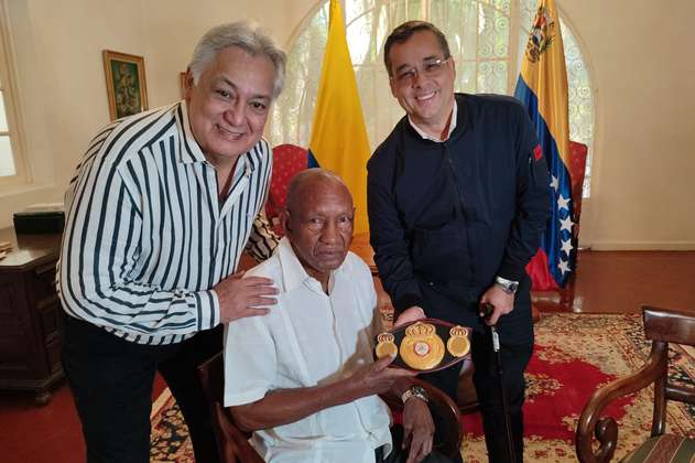Antonio Cervantes ‘Kid Pambelé' fue homenajeado en Venezuela