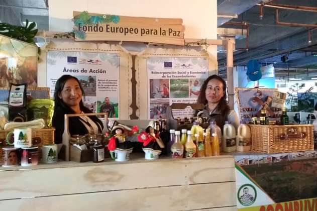 Los productos de la paz que se exponen en la Feria de Europa, en Bogotá