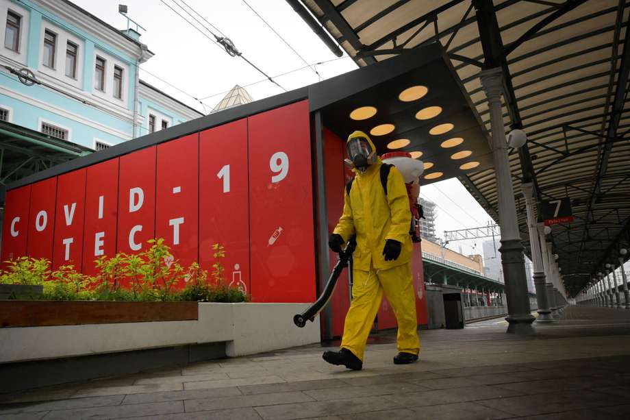 La capital se convirtió en epicentro del actual repunte del covid-19 en Rusia y acumula más de la mitad de las nuevas infecciones reportadas este sábado en el país.