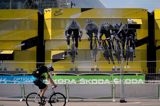 Organización de la salida del Tour de Francia en Copenhague. EFE/EPA/Liselotte Sabroe DENMARK OUT
