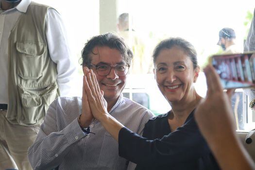 Ingrid Betancourt y Alejandro Gaviria