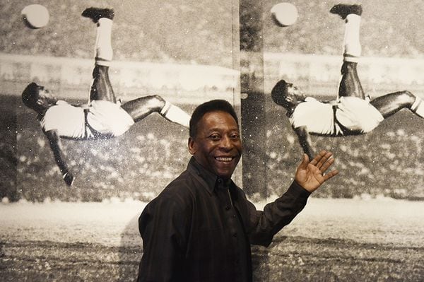 Así cambió físicamente el exjugador de fútbol Pelé con el paso de los años. ‘El rey’ murió batallando contra un cáncer de colon.Getty Images