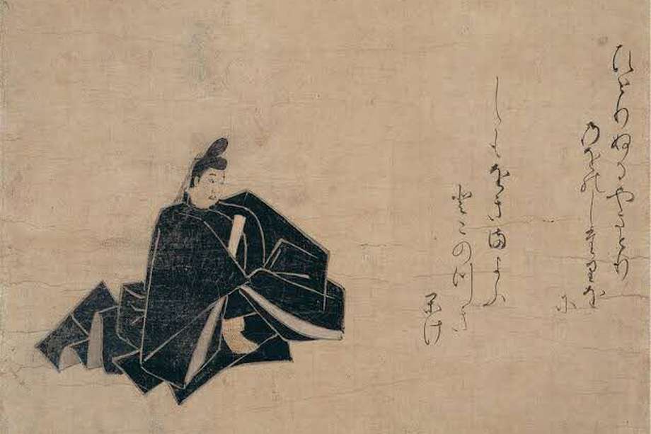 El manuscrito encontrado corresponde al poeta, Fujiwara no Teika.