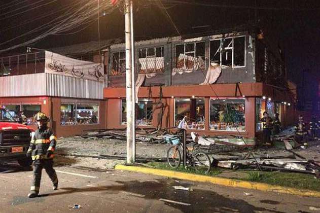 Dos muertos en Quito por explosión en un restaurante