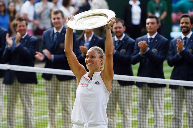 La alemana Angelique Kerber derrotó a Serena Williams y quedó campeona de Wimbledon