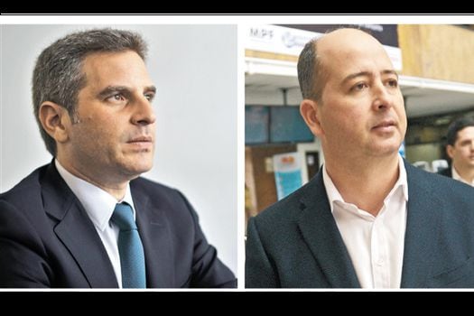 El Exconsejero presidencial Carlos Correa y Marcos Daniel Pineda alcalde de Montería. / Archivo El Espectador