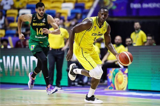 Colombia cayó frente a Brasil en la segunda jornada de la FIBA Americup