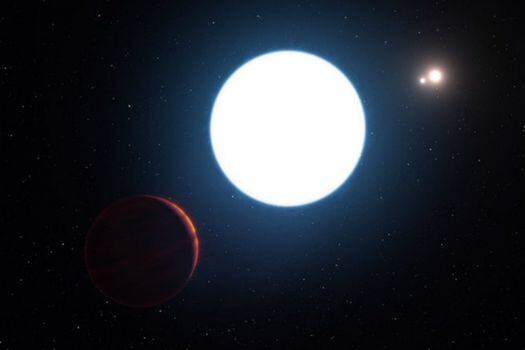 Ilustración del planeta HD 131399A. / / Agencia Sinc - ESO - L. Calçada