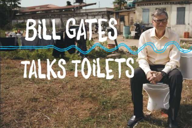 Bill Gates quiere revolucionar los inodoros para que funcionen sin agua