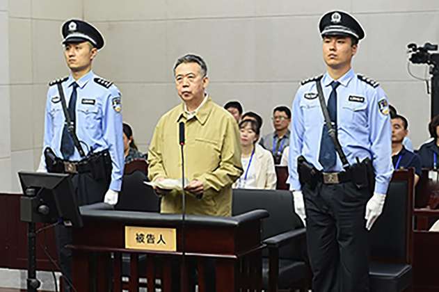 Condenado a más de 13 años por corrupción expresidente chino de la Interpol