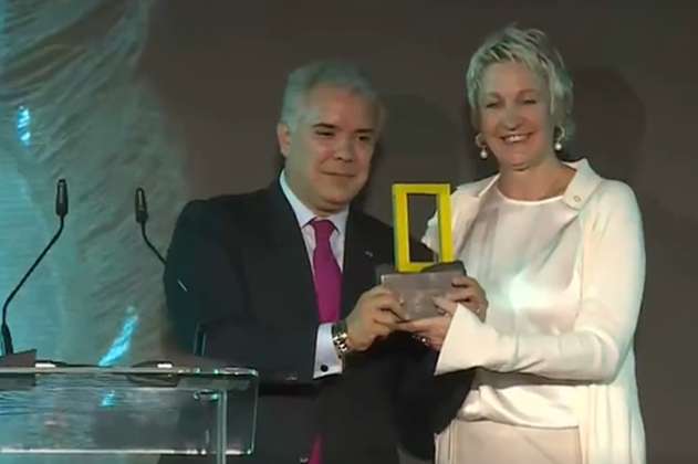 Iván Duque recibió el Premio al Liderazgo Planetario 2022 de National Geographic