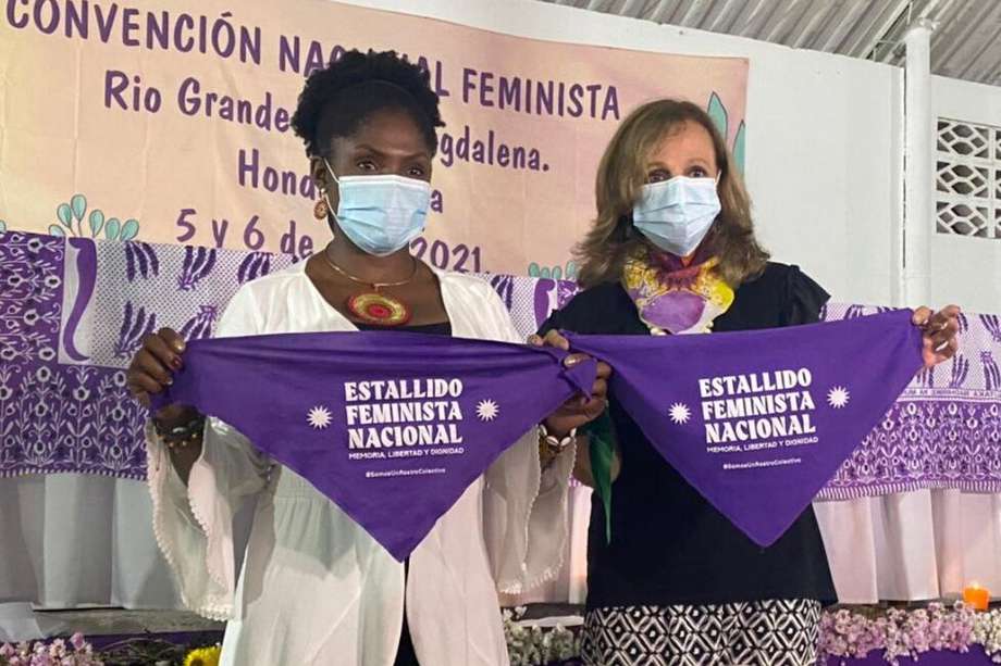 Francia Márquez y Ángela María Robledo anunciaron su compromiso con los movimientos de mujeres en Colombia.