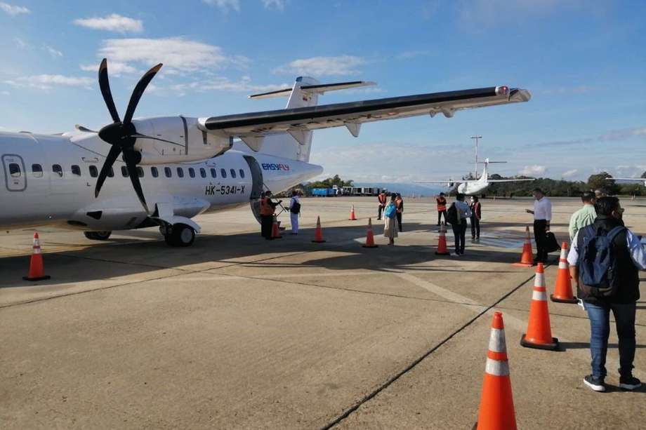 El vuelo entre Cúcuta y Bucaramanga fue el primer piloto autorizado. 