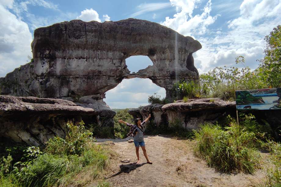 La Puerta de Orión es una de las formaciones rocosas más emblemáticas de Guaviare.