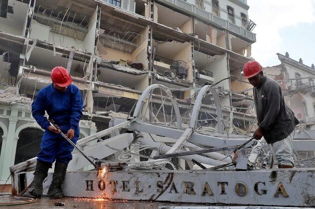 La explosión en el Hotel Saratoga, en Cuba, dejó 32 muertos y 80 heridos