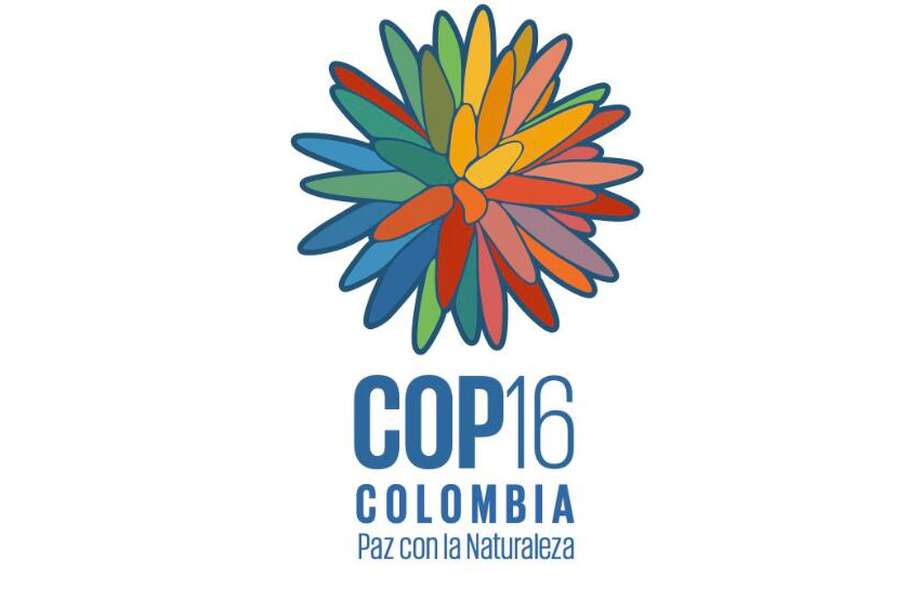 El logo de la COP16 se dio a conocer ante la Asamblea de las Naciones Unidas sobre el Medio Ambiente que se realiza en Nairobi, Kenia.