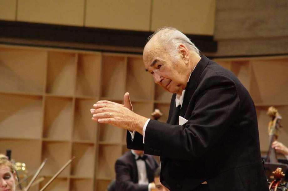 El director estadounidense Irwin Hoffman. / Orquesta Sinfónica Nacional de Colombia.