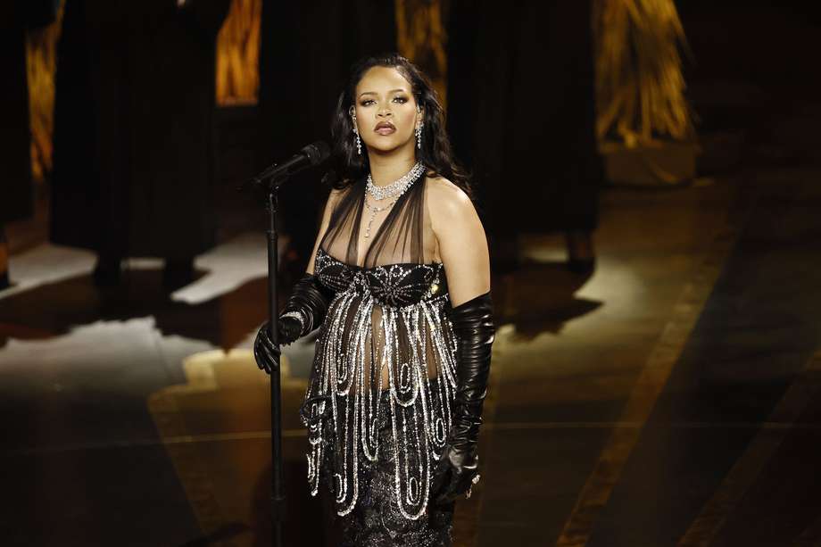 Rihanna, durante la ceremonia de los Premios de la Academia, el pasado 12 de marzo.