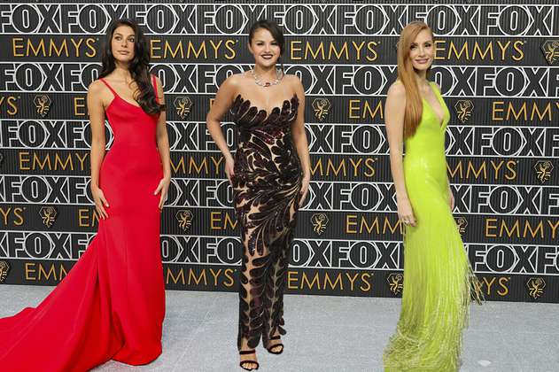 Selena Gomez y Jessica Chastain entre las peor y mejor vestidas de los Emmy Awards