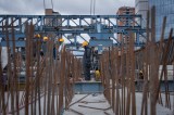 Así se construyó el puente del Metro sobre la calle 26 en Bogotá