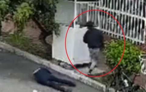 Vigilante quedó inconsciente tras ser atacado con una piedra en Bogotá
