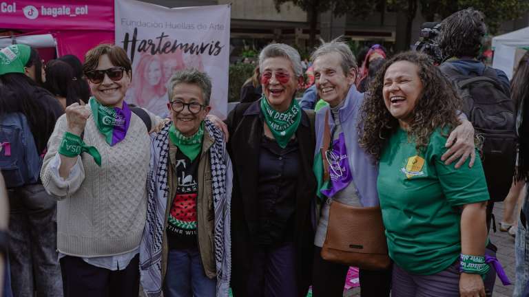 Día de Acción Global por el Aborto Legal y Seguro en Bogotá.