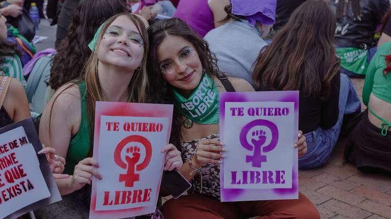 Día de Acción Global por el Aborto Legal y Seguro en Bogotá.
