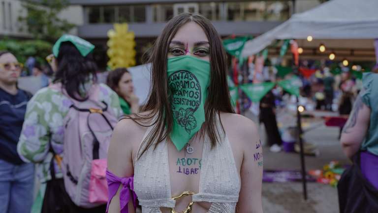 Día de Acción Global por el Aborto Legal y Seguro en Bogotá.