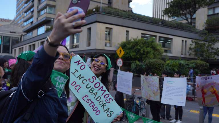 Día de Acción Global por el Aborto Legal y Seguro en Bogotá.