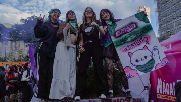 Día de Acción Global por el Aborto Legal y Seguro en Bogotá.