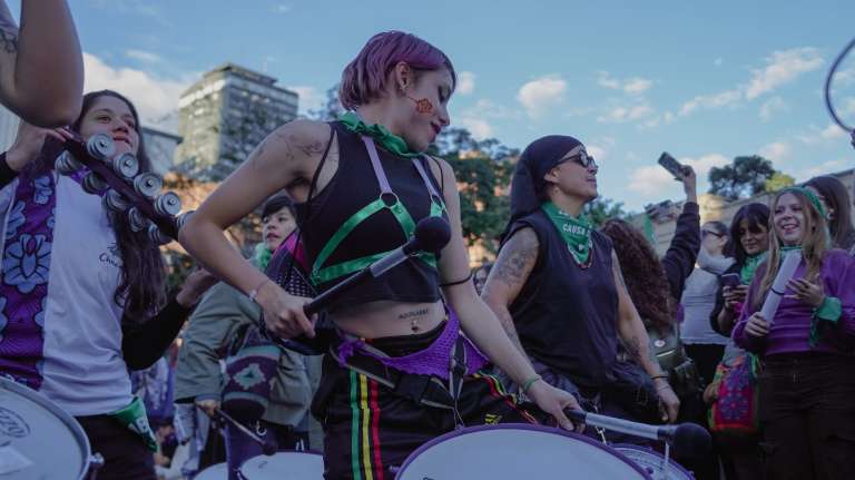 Día de Acción Global por el Aborto Legal y Seguro en Bogotá.