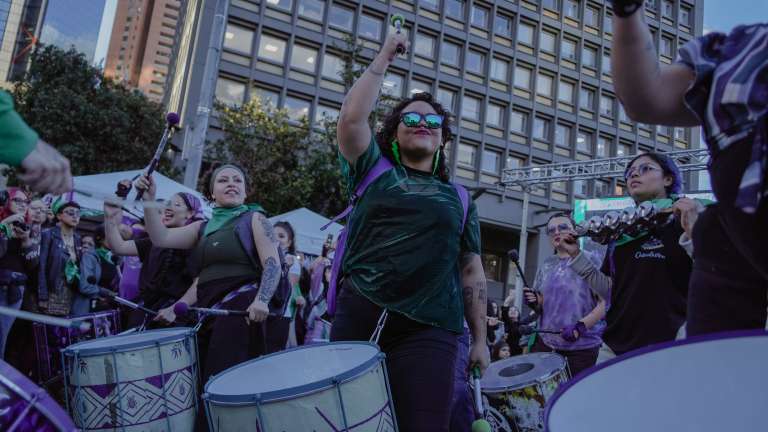 Día de Acción Global por el Aborto Legal y Seguro en Bogotá.