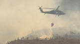 Retiran a los bomberos de un frente del incendio en Boyacá por la intensidad del fuego
