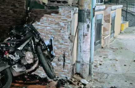 Imagen del impacto en la vivienda de Minitas difundida en redes sociales.