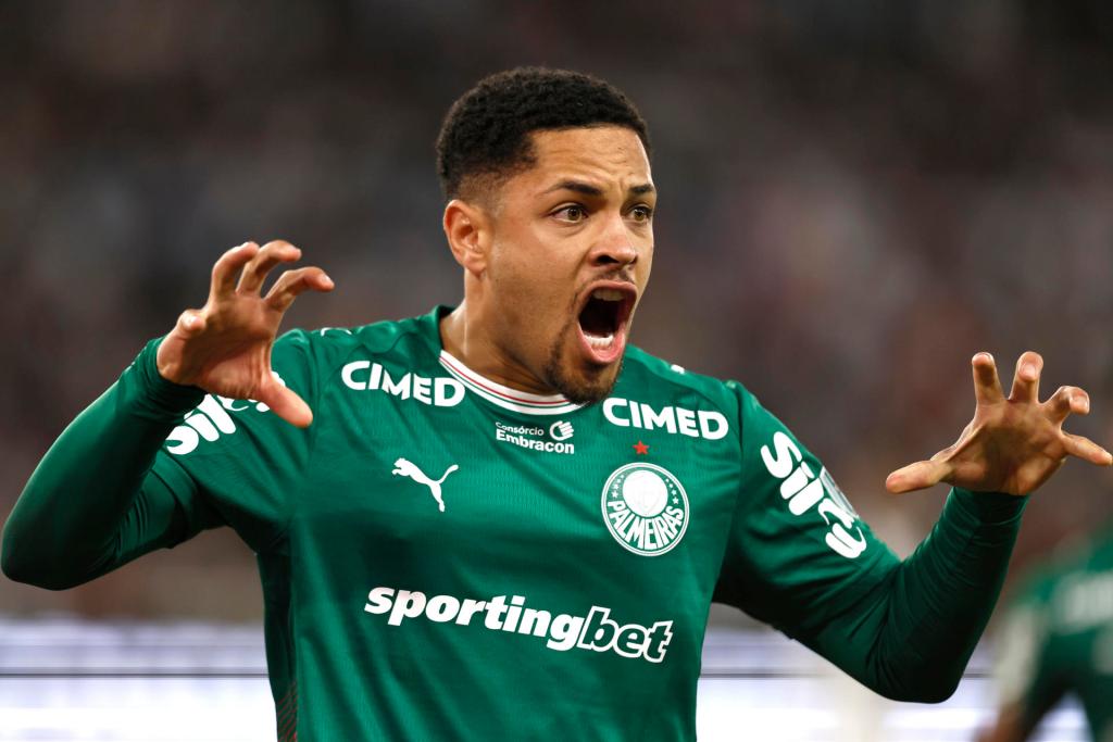 Vitor Roque, figura de Palmeiras, uno de los semifinalistas de la Copa Libertadores 2026.