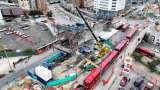 Así creció sobre la calle 26 el puente que conectará el viaducto del Metro de Bogotá